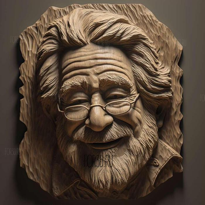 jerry garcia 2 stl model for CNC